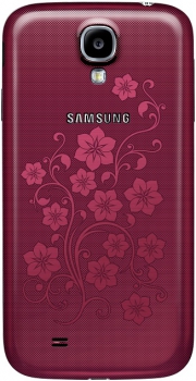Samsung GT-i9500 Galaxy S4 Red La Fleur